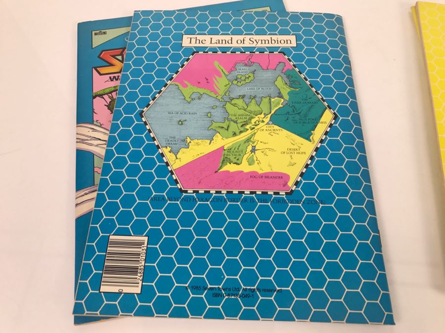 (4) Sectaurs Warriors Of Symbion Coloring Books 1985 Marvel Books New Old Stock [Photo 8]