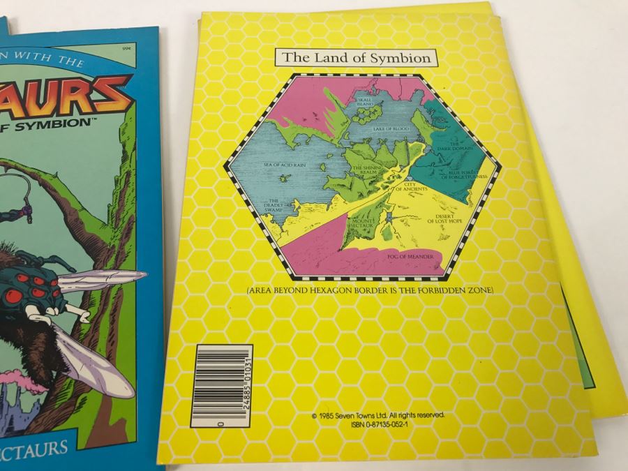 (4) Sectaurs Warriors Of Symbion Coloring Books 1985 Marvel Books New Old Stock [Photo 6]