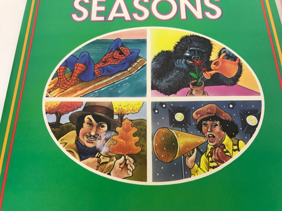 (4) The Electric Company Color And Learn Books Marvel Books 1984 New Old Stock [Photo 5]