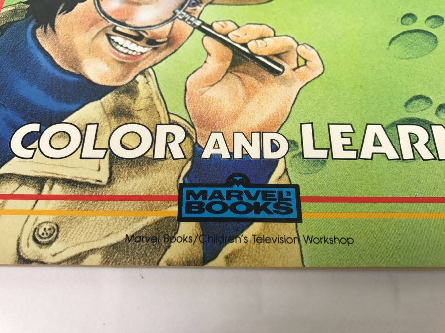 (4) The Electric Company Color And Learn Books Marvel Books 1984 New Old Stock [Photo 3]