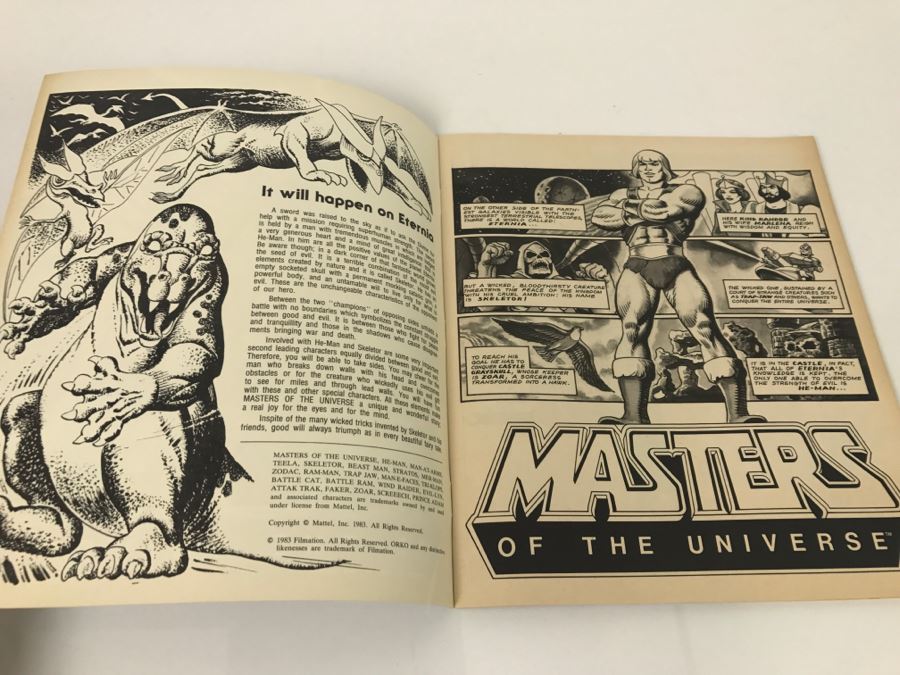 Masters Of The Universe Comic Book 1983 Mattel New Old Stock Figurine Panini [Photo 6]