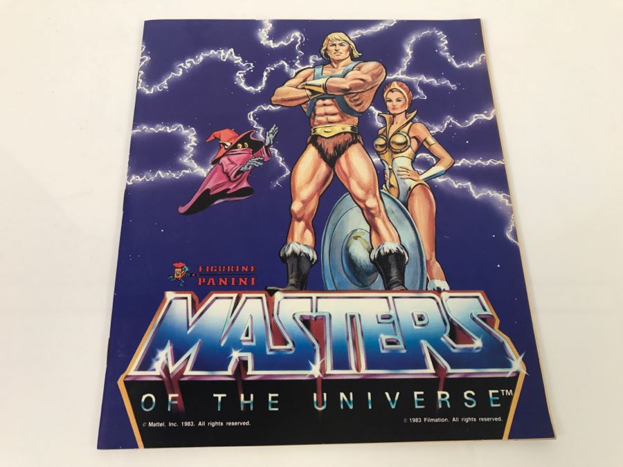 Masters Of The Universe Comic Book 1983 Mattel New Old Stock Figurine Panini