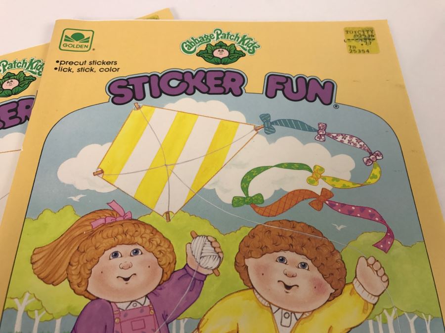 Cabbage Patch Kids Paper Doll And (2) Cabbage Patch Kids Sticker Fun New Old Stock [Photo 6]