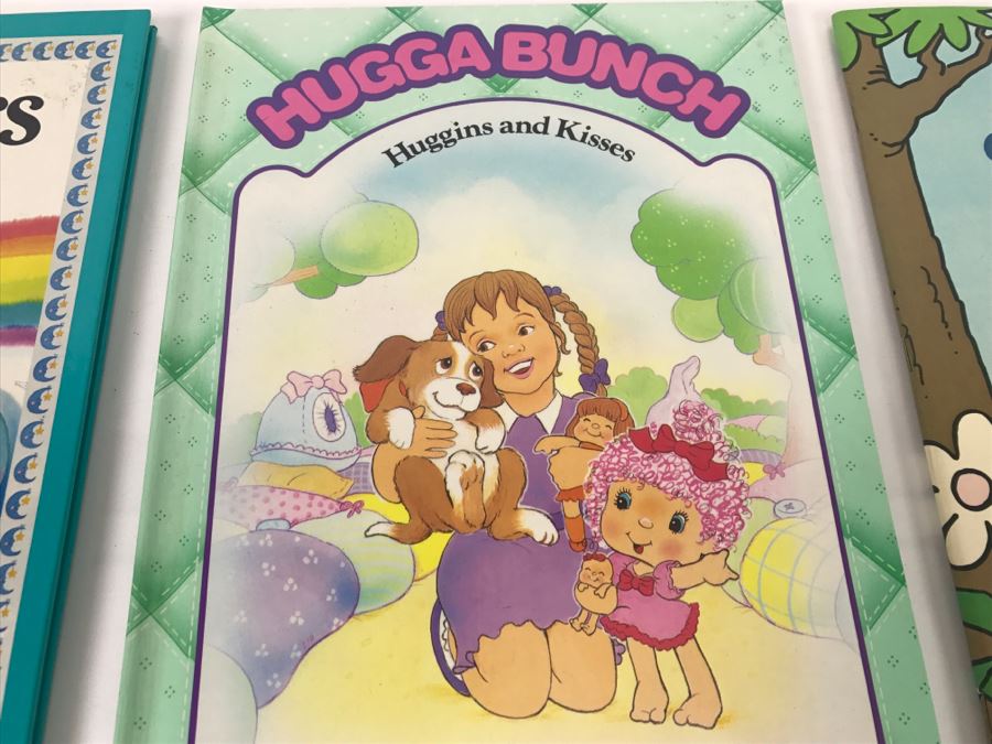 (3) Care Bears Book, Hugga Bunch First Edition Book, The Smurfs First Edition Coloring Book New Old Stock [Photo 3]