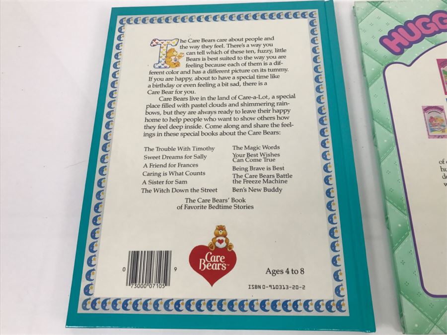 (3) Care Bears Book, Hugga Bunch First Edition Book, The Smurfs First Edition Coloring Book New Old Stock [Photo 10]