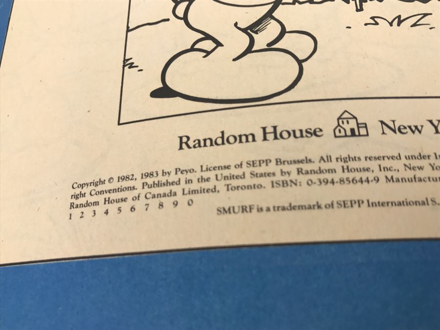 (3) Care Bears Book, Hugga Bunch First Edition Book, The Smurfs First Edition Coloring Book New Old Stock [Photo 18]