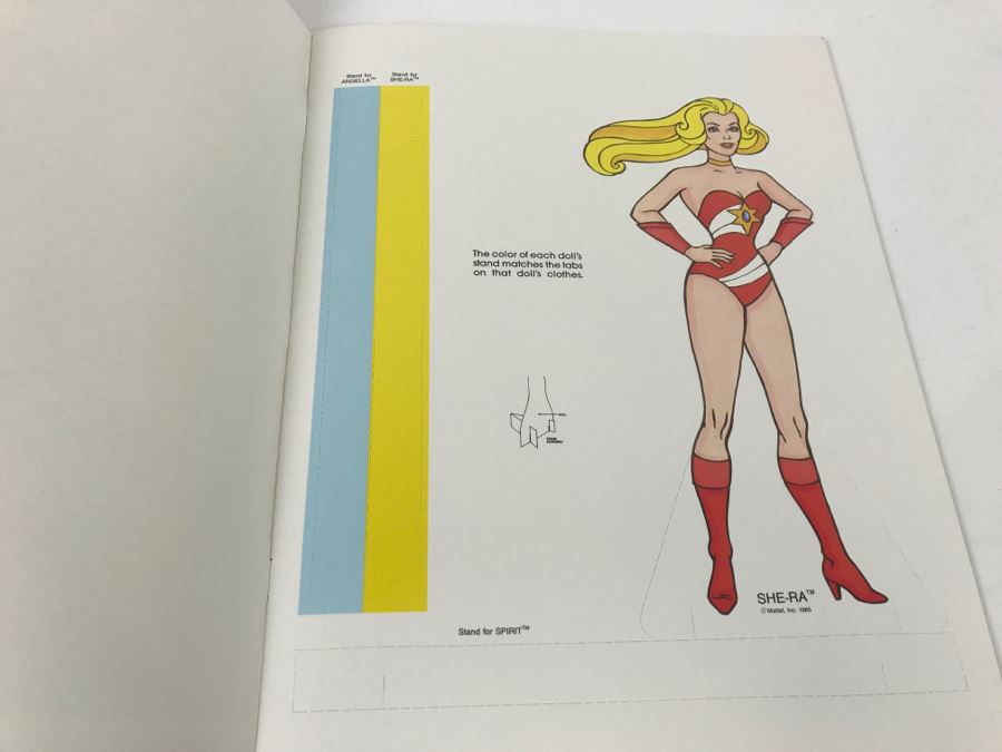 Princess Of Power Paper Doll Mattel 1985 New Old Stock [Photo 6]