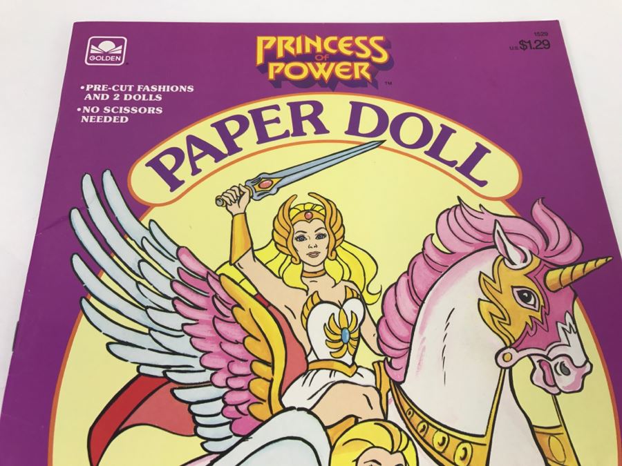 Princess Of Power Paper Doll Mattel 1985 New Old Stock [Photo 2]
