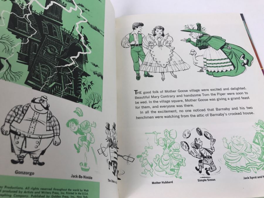 Vintage 1961 Walt Disney's Babes In Toyland Big Golden Book [Photo 7]