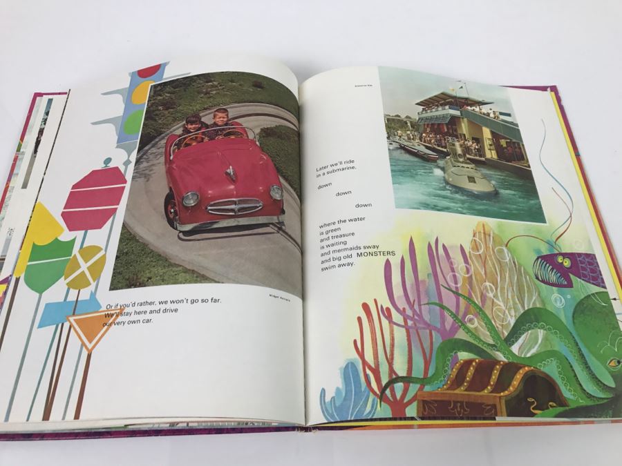 Vintage 1964 Disneyland Whitman Giant Tell-A-Tale Book Walt Disney Productions [Photo 16]