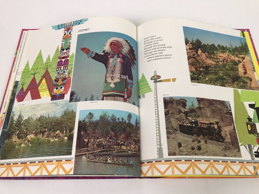 Vintage 1964 Disneyland Whitman Giant Tell-A-Tale Book Walt Disney Productions [Photo 17]