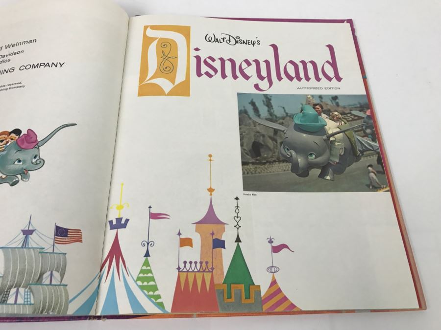Vintage 1964 Disneyland Whitman Giant Tell-A-Tale Book Walt Disney Productions [Photo 10]