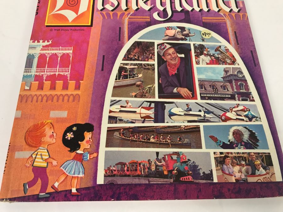 Vintage 1964 Disneyland Whitman Giant Tell-A-Tale Book Walt Disney Productions [Photo 3]