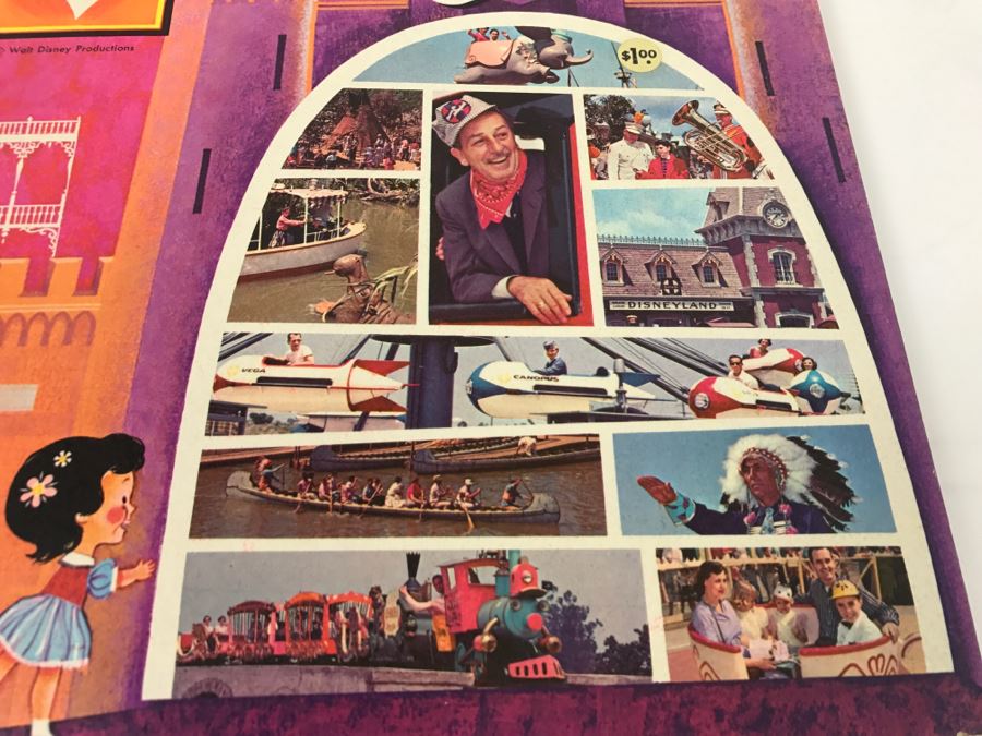 Vintage 1964 Disneyland Whitman Giant Tell-A-Tale Book Walt Disney Productions [Photo 4]