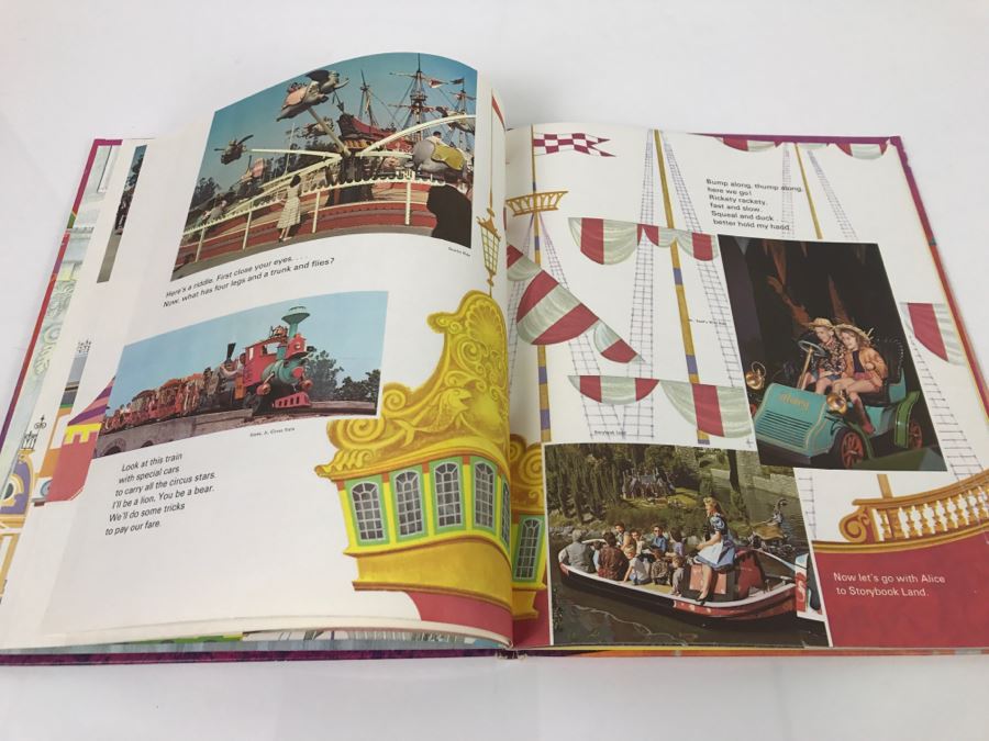 Vintage 1964 Disneyland Whitman Giant Tell-A-Tale Book Walt Disney Productions [Photo 14]
