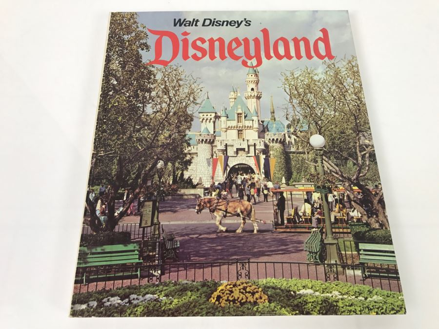 Vintage 1969 Walt Disney's Disneyland By Martin A. Sklar Book