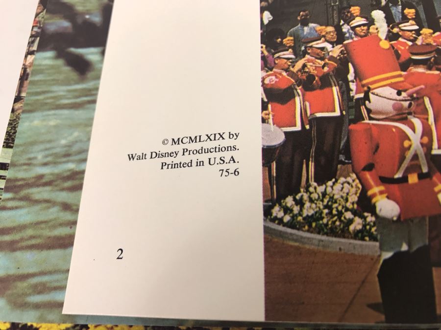 Vintage 1969 Walt Disney's Disneyland By Martin A. Sklar Book [Photo 9]