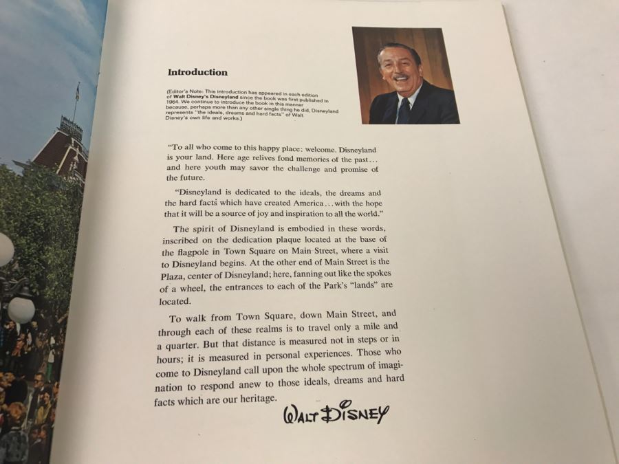 Vintage 1969 Walt Disney's Disneyland By Martin A. Sklar Book [Photo 10]