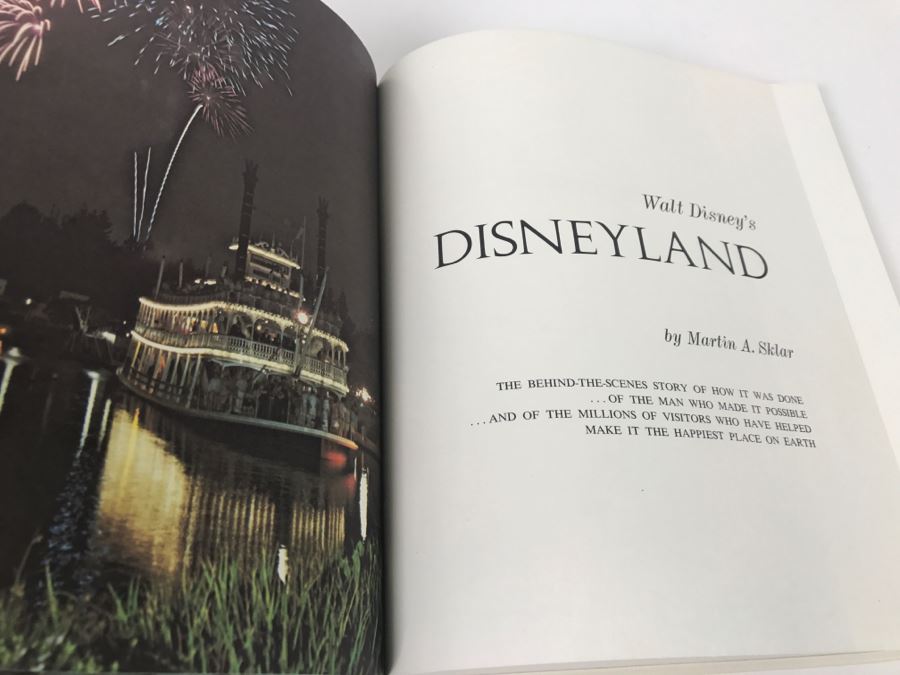 Vintage 1969 Walt Disney's Disneyland By Martin A. Sklar Book [Photo 6]