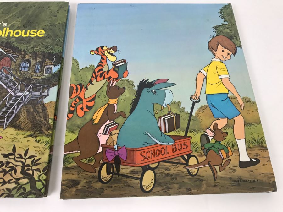 Pair Of Vintage 1978 Walt Disney's Pooh's Schoolhouse Books [Photo 5]