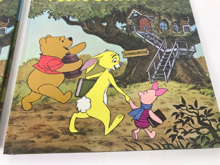 Pair Of Vintage 1978 Walt Disney's Pooh's Schoolhouse Books [Photo 4]