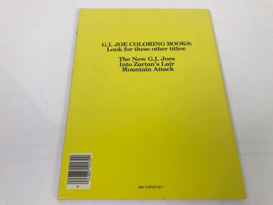 Vintage G.I. Joe The Capture Of Cobra Commander Marvel Books Coloring Book 1984 Hasbro New Old Stock [Photo 5]