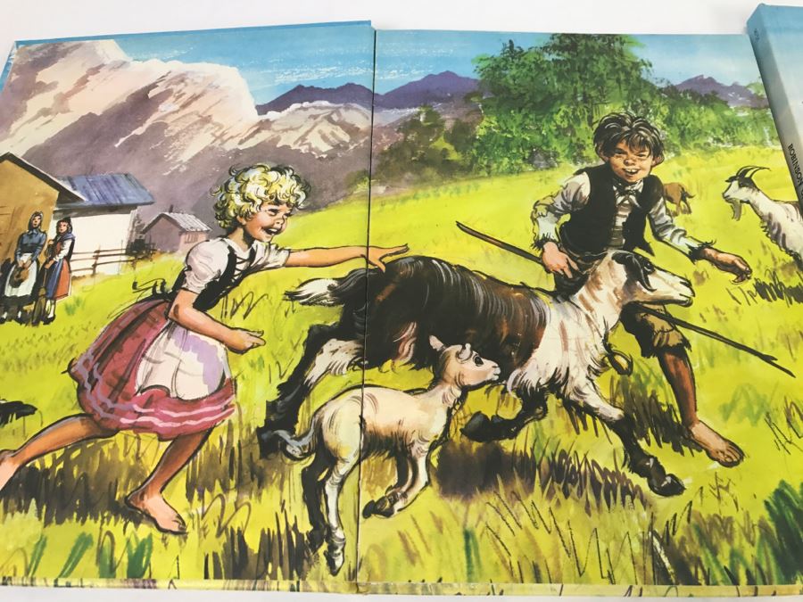 Vintage 1975 Heidi And Robinson Crusoe Golden Books [Photo 9]