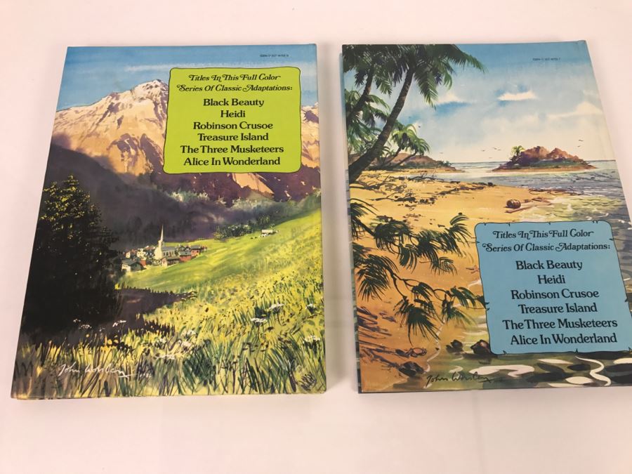 Vintage 1975 Heidi And Robinson Crusoe Golden Books [Photo 4]