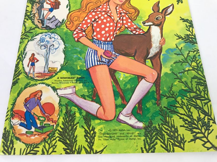 Vintage 1975 Mattel Yellowstone Kelley Paper Doll New Old Stock [Photo 3]