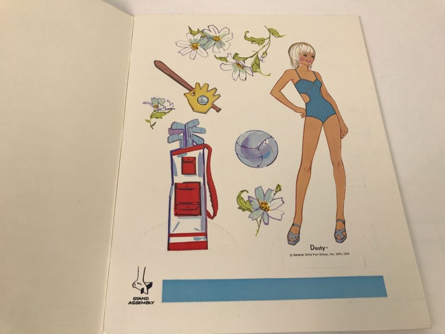 Vintage 1975 Dusty Paper Doll Book New Old Stock [Photo 6]