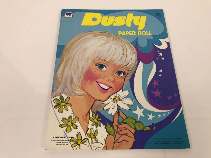 Vintage 1975 Dusty Paper Doll Book New Old Stock