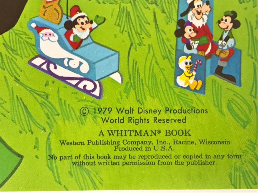 (2) Vintage 1979 Walt Disney's Mickey Mouse Decorate-A-True And (5) Vintage 1980 Winnie-The-Pooh Decorate-A-Tree Books New Old Stock [Photo 5]