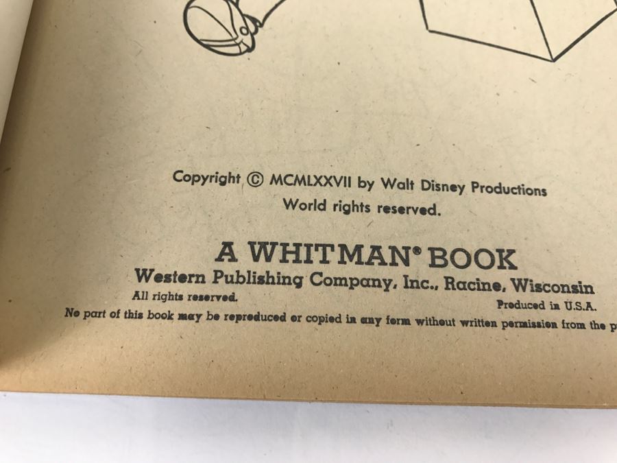 (2) Walt Disney Productions Snow White And The Seven Dwarfs Coloring Books And Mickey Mouse Club Coloring Book [Photo 8]