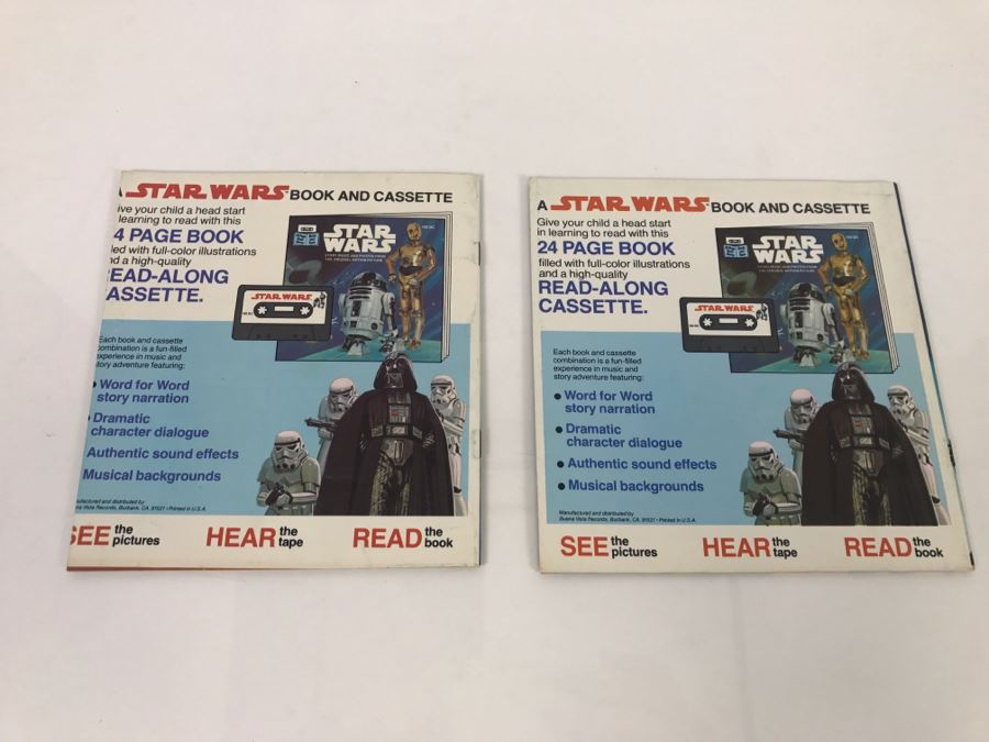 Vintage 1979 STAR WARS 24 Page Book And Vintage 1980 STAR WARS The Empire Strikes Back Book Without Cassettes [Photo 7]
