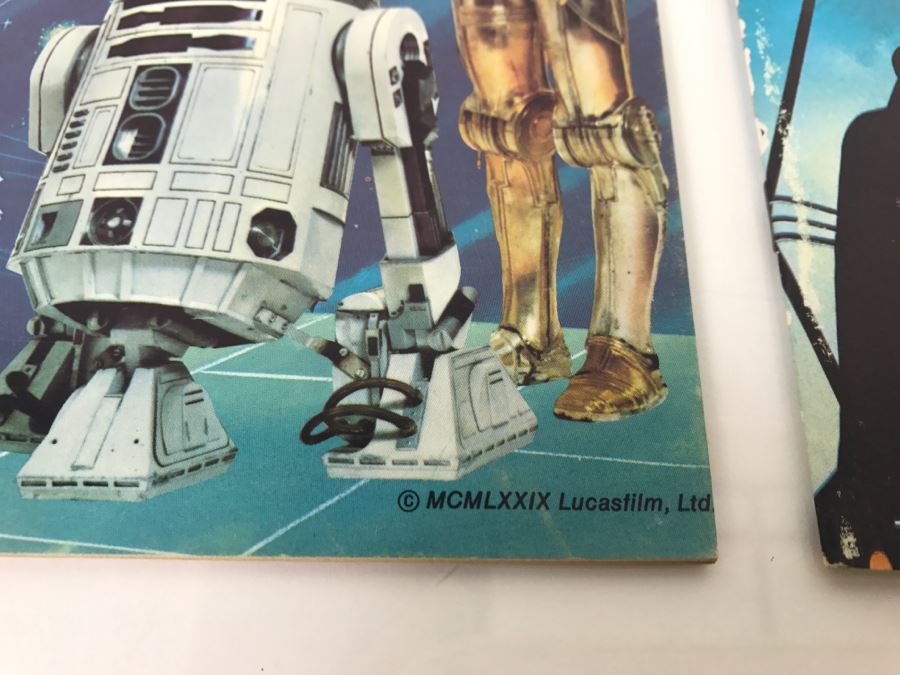 Vintage 1979 STAR WARS 24 Page Book And Vintage 1980 STAR WARS The Empire Strikes Back Book Without Cassettes [Photo 6]