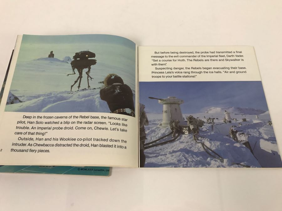 Vintage 1979 STAR WARS 24 Page Book And Vintage 1980 STAR WARS The Empire Strikes Back Book Without Cassettes [Photo 14]