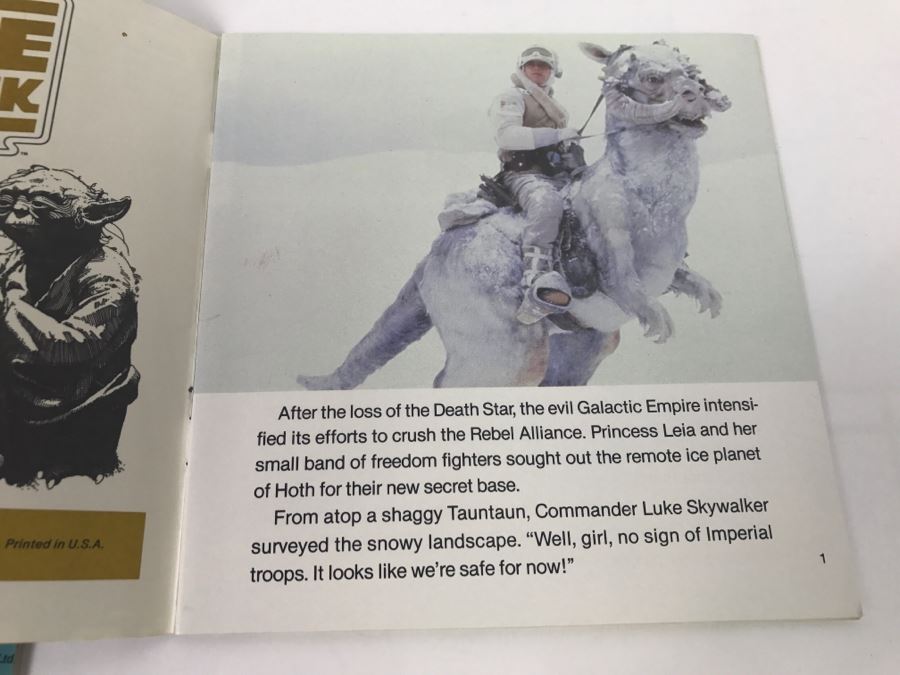 Vintage 1979 STAR WARS 24 Page Book And Vintage 1980 STAR WARS The Empire Strikes Back Book Without Cassettes [Photo 13]