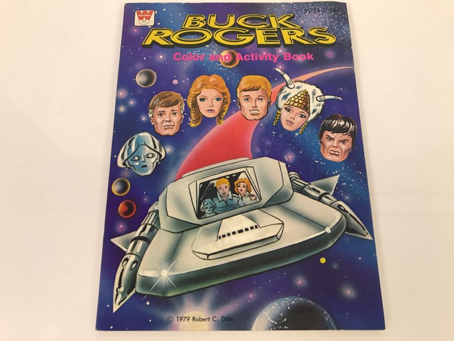 Vintage 1979 Buck Rogers Color And Activity Book New Old Stock