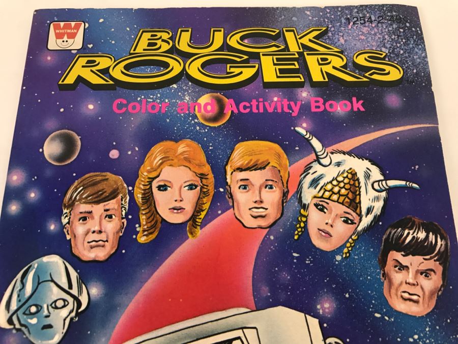 Vintage 1979 Buck Rogers Color And Activity Book New Old Stock [Photo 2]