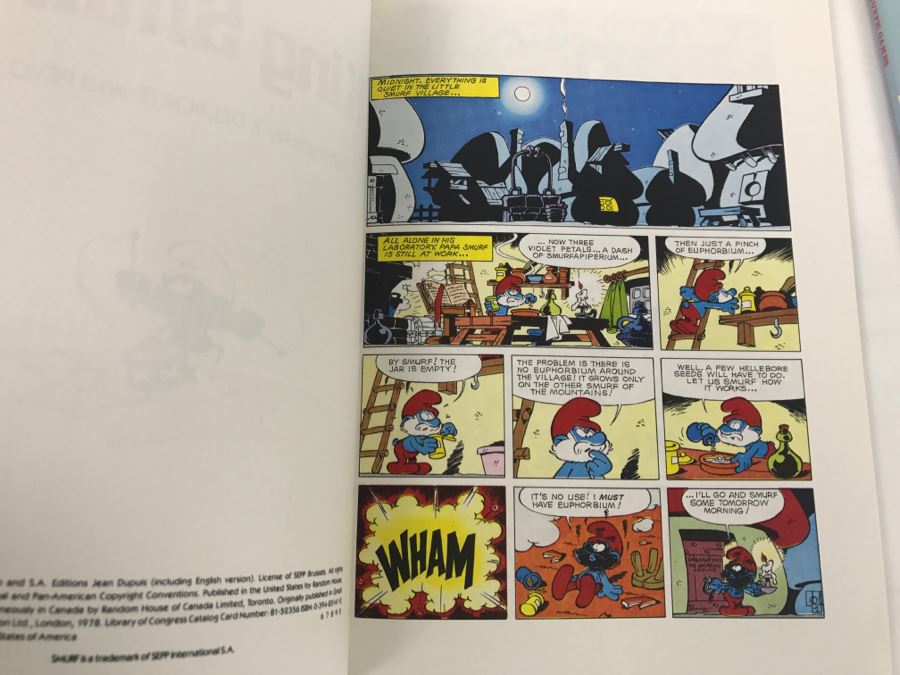 (3) Vintage 1978, 1979, 1980 First American Edition SMURF Adventures Comic Books Graphic Novels [Photo 11]
