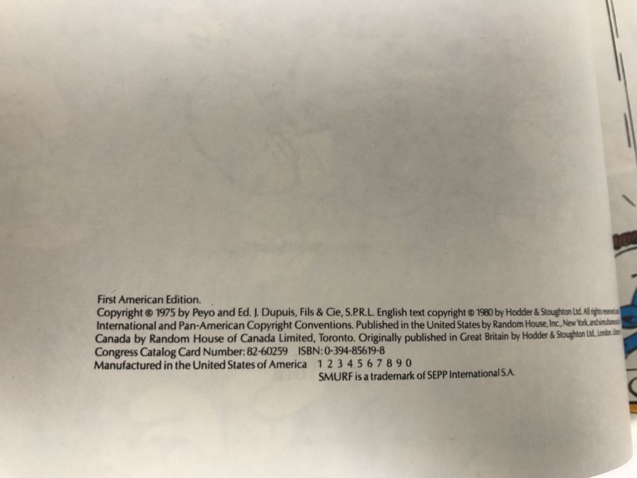 (3) Vintage 1978, 1979, 1980 First American Edition SMURF Adventures Comic Books Graphic Novels [Photo 12]