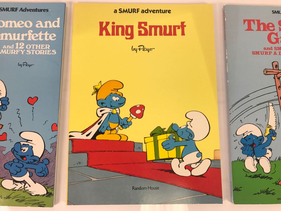 (3) Vintage 1978, 1979, 1980 First American Edition SMURF Adventures Comic Books Graphic Novels [Photo 4]