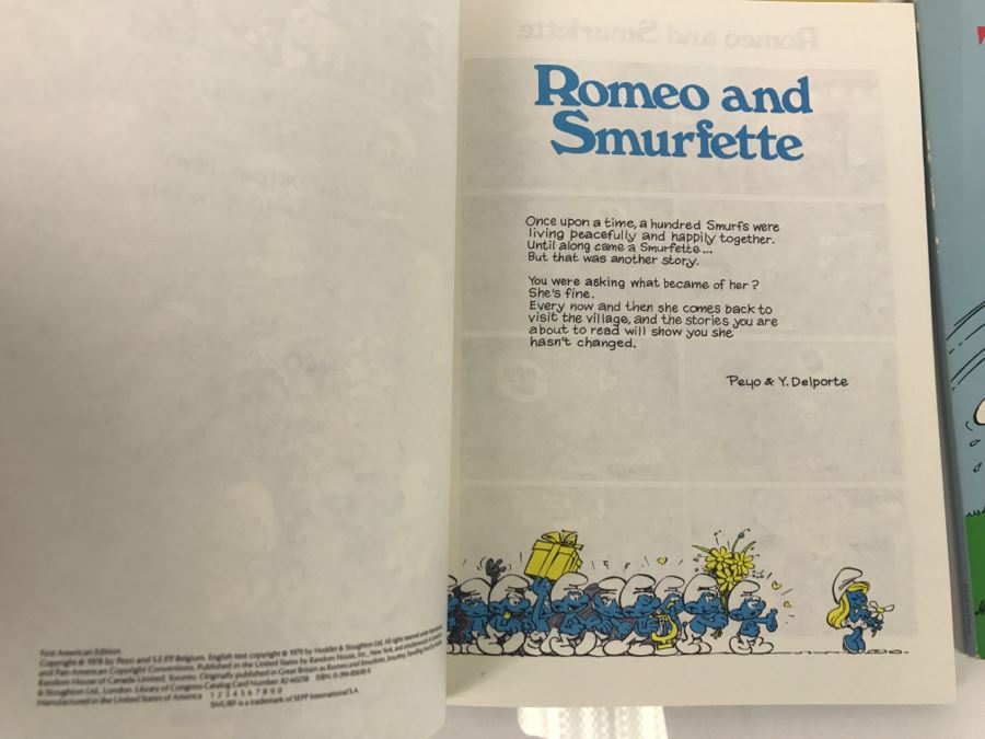 (3) Vintage 1978, 1979, 1980 First American Edition SMURF Adventures Comic Books Graphic Novels [Photo 8]