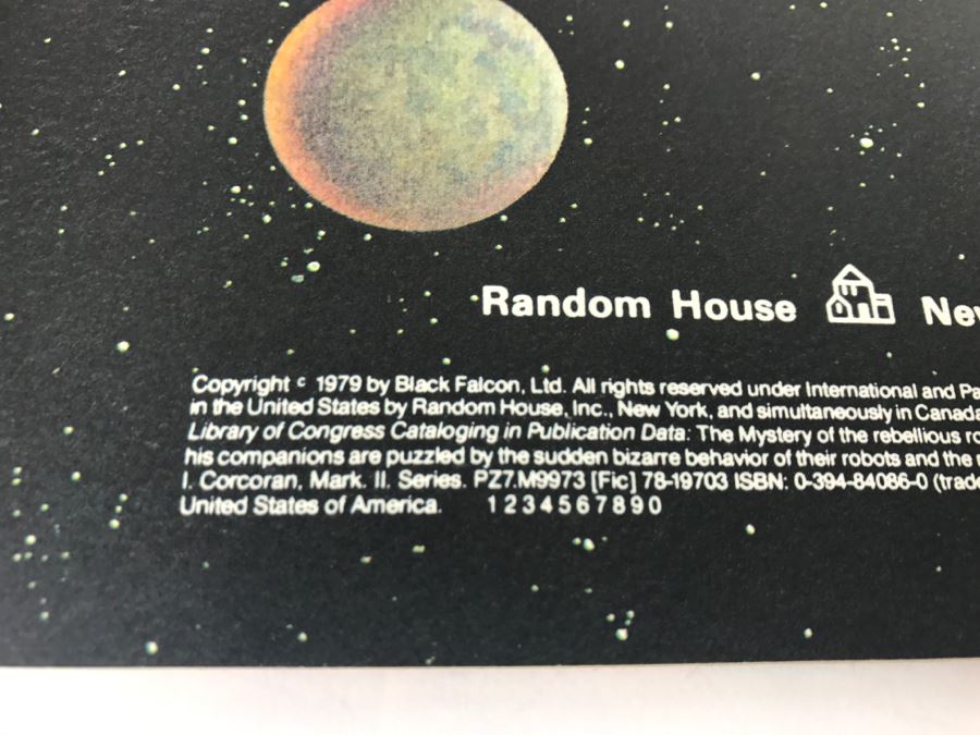 Vintage 1979 First Edition STAR WARS The Mystery Of The Rebellious Robot Book Mark Corcoran [Photo 7]