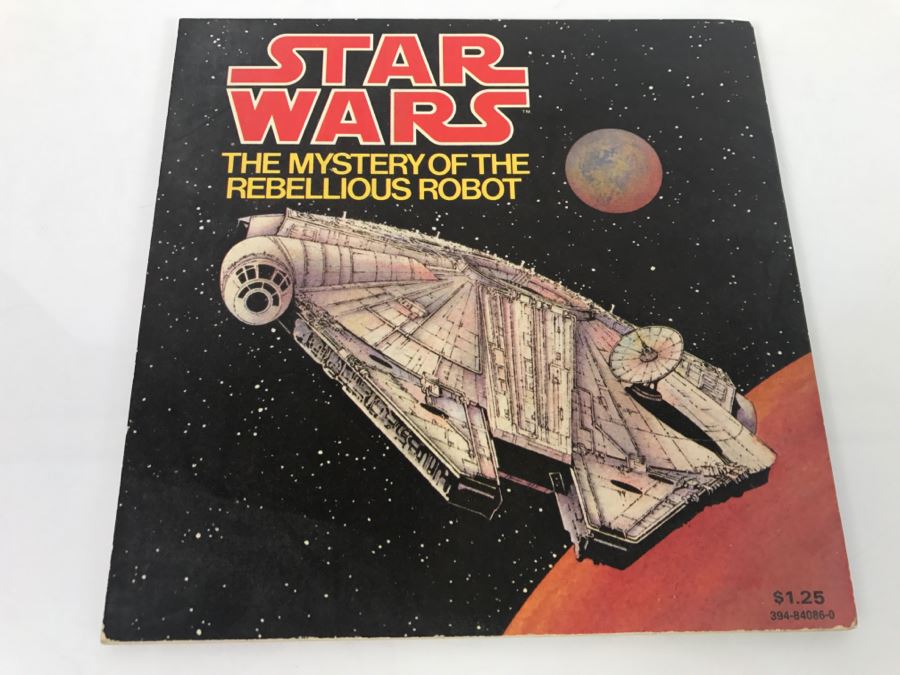 Vintage 1979 First Edition STAR WARS The Mystery Of The Rebellious Robot Book Mark Corcoran [Photo 2]