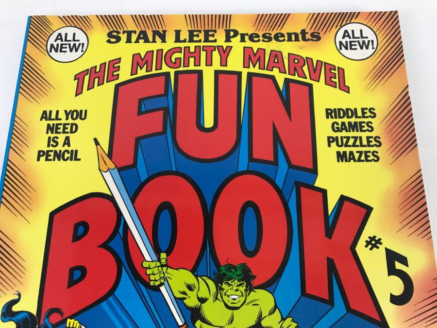 Vintage 1979 First Edition Stan Lee Presents The Mighty Marvel Fun Book #5 Book Comic Book Marvel Comics New Old Stock [Photo 2]