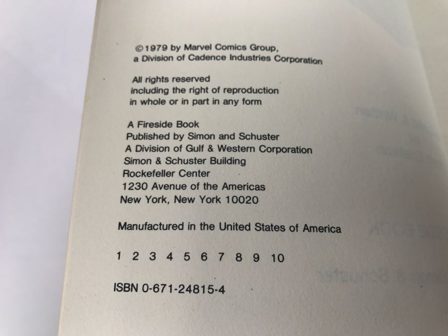 Vintage 1979 First Edition Stan Lee Presents The Mighty Marvel Fun Book #5 Book Comic Book Marvel Comics New Old Stock [Photo 8]