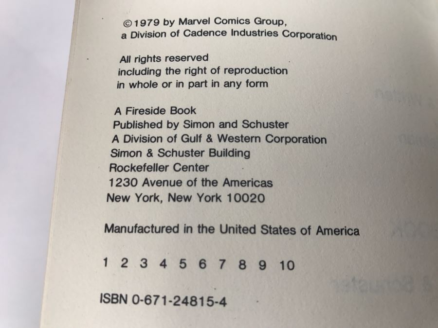 Vintage 1979 First Edition Stan Lee Presents The Mighty Marvel Fun Book #5 Book Comic Book Marvel Comics New Old Stock [Photo 7]