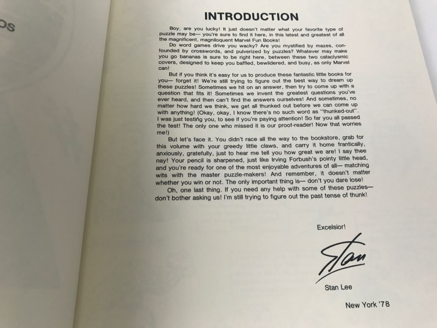 Vintage 1978 First Edition Stan Lee Presents Mighty Marvel Superheroes Fun Book #4 Comic Book Marvel Comics New Old Stock [Photo 8]