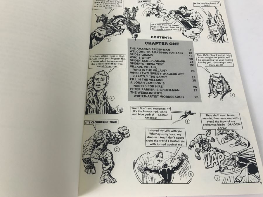 Vintage 1978 First Edition Stan Lee Presents Mighty Marvel Superheroes Fun Book #4 Comic Book Marvel Comics New Old Stock [Photo 9]